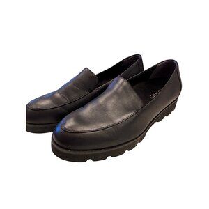Vionic Kensely Nappa Leather Size 8 Slip On Loafer Black NWOB